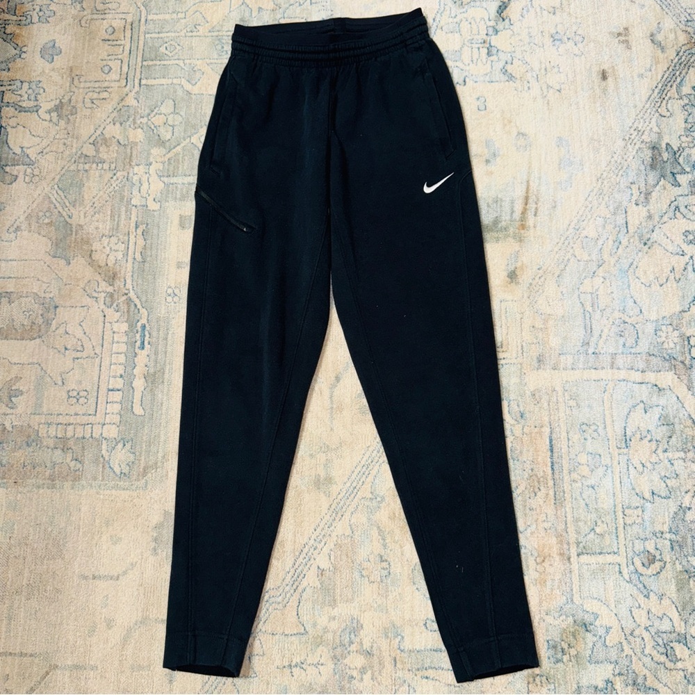 Nike Black Pants with White Logo